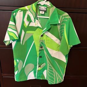 Kids Manuheali’i Aloha Shirt Size M